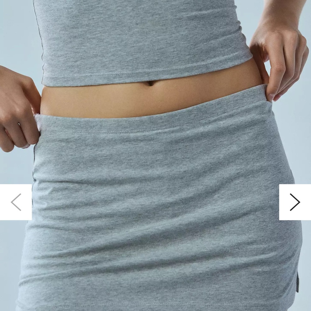 Urban Outfitters Light Gray Mini Skort